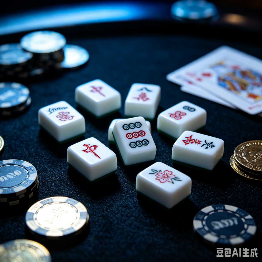 floral design mahjong set