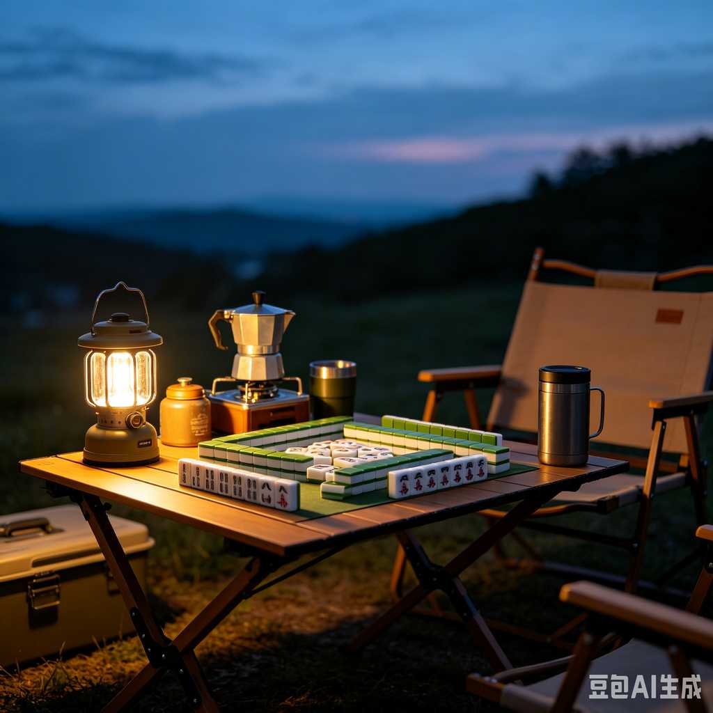 hotel room mahjong set