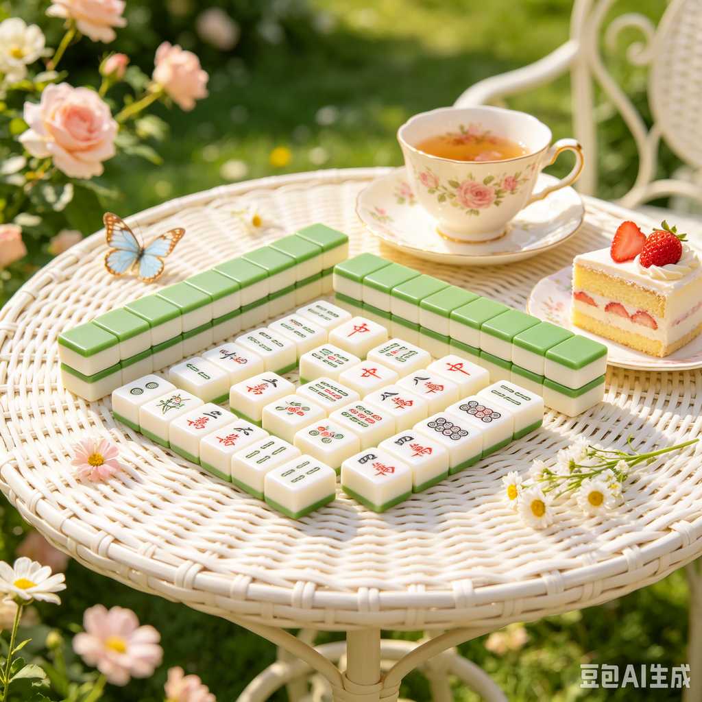 unique color mahjong tiles design