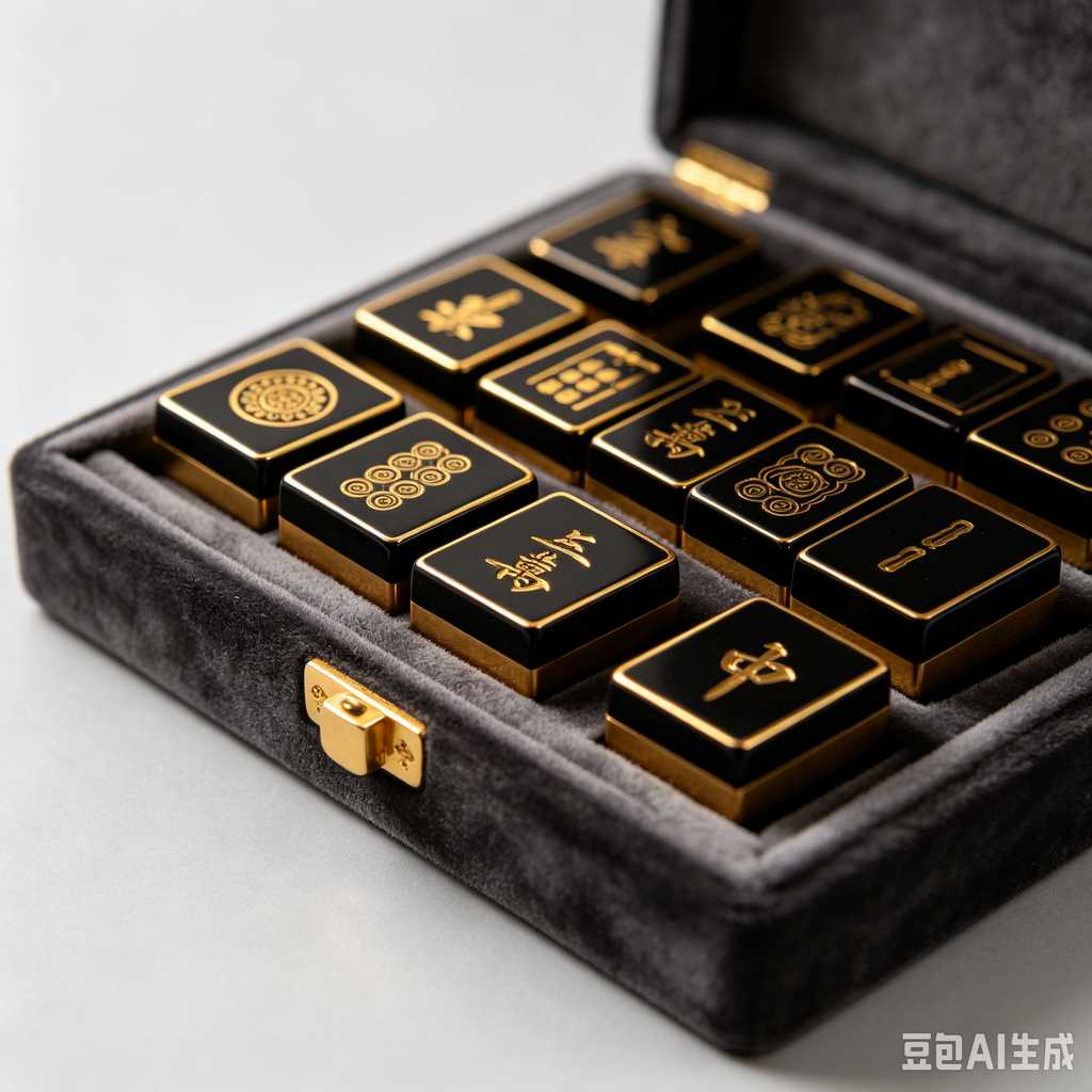stable print mahjong set