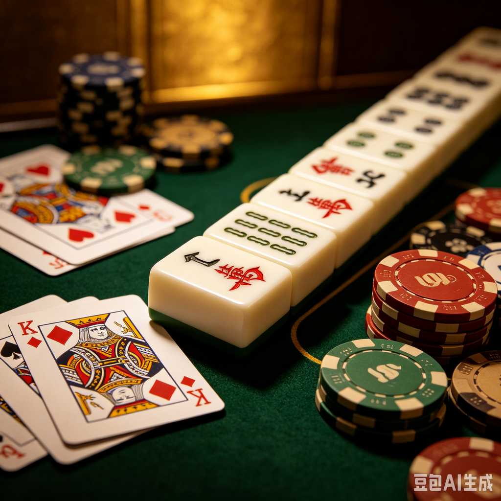 asian classic board game mahjong