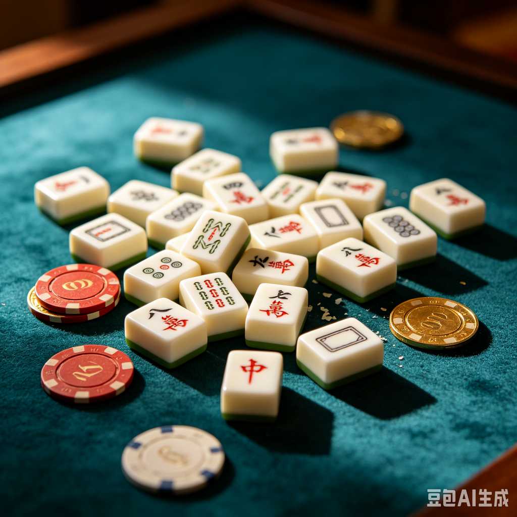 logo engrave mahjong tiles